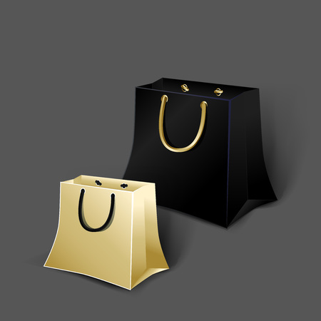 Mockup template for branding and product designs. Isolated realistic paper package with unique design. Easy to use for advertising branding and marketing.のイラスト素材