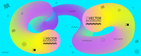 Abstract digital hologram style geometric trendy background. With place for your message. Business or tech presentation, cover template eps 10のイラスト素材