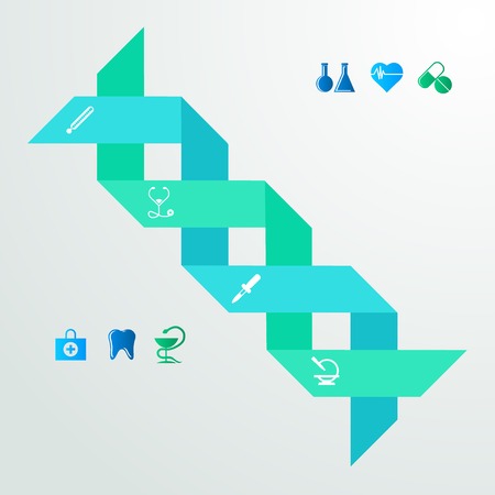 Vector colorful infographic for business presentations. Can be used for report, presentation, banner, website booklet or brochure layout. Vector, numbered banners, diagram. Easy to use for statistics.のイラスト素材