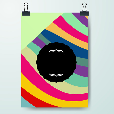 Poster minimal Design Template, Business geometric bannerのイラスト素材