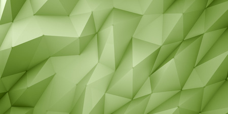 green polygonal backgroundの写真素材