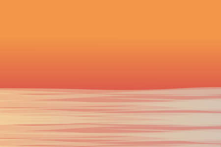 Vector, abstract desert background poster in minimalist style. East Africa landscape modern styleのイラスト素材