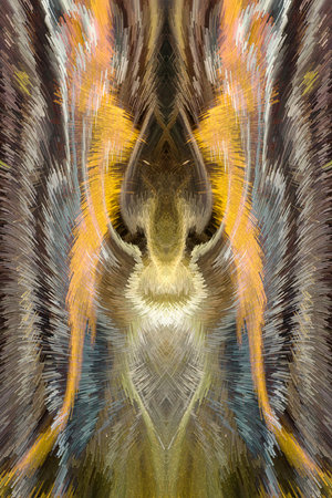 Vibrant fractal world. Neon glows, seamless textures, abstract patterns. Versatile for web, decor, packaging. Watercolor-style abstraction. Floral Effect Extruded Cubes Art Web Backgroundの写真素材