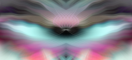 Vivid abstract modern art colorful background digital painting blurred swirl pattern multicolor...