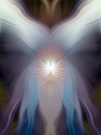 Vivid abstract modern art colorful background digital painting blurred swirl pattern multicolor creative design for wallpapers and decorative useの写真素材