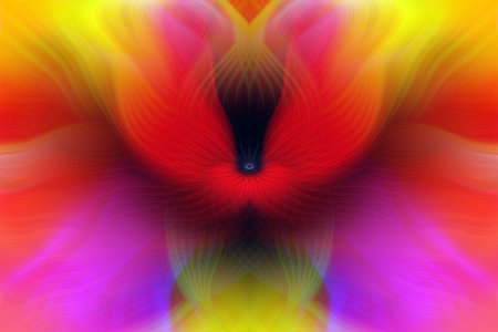 Vivid abstract modern art colorful background digital painting blurred swirl pattern multicolor creative design for wallpapers and decorative useの写真素材