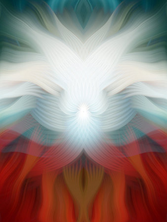 Vivid abstract modern art colorful background digital painting blurred swirl pattern multicolor creative design for wallpapers and decorative useの写真素材