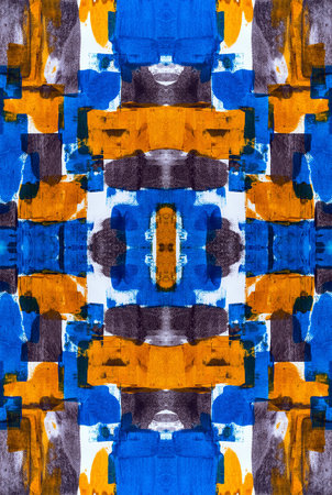 Kaleidoscopic Abstract Art with Vibrant Multicolor Patterns and Intricate Swirl Designsの写真素材