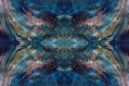 Kaleidoscopic Abstract Art with Vibrant Multicolor Patterns and Intricate Swirl Designs