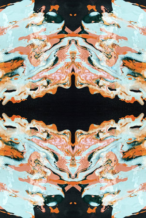 Kaleidoscopic Abstract Art with Vibrant Multicolor Patterns and Intricate Swirl Designs