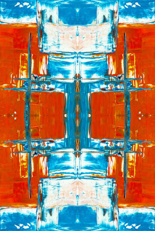Kaleidoscopic Abstract Art with Vibrant Multicolor Patterns and Intricate Swirl Designs