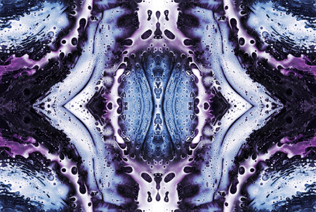 Kaleidoscopic Abstract Art with Vibrant Multicolor Patterns and Intricate Swirl Designs