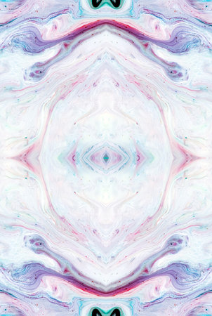 Kaleidoscopic Abstract Art with Vibrant Multicolor Patterns and Intricate Swirl Designs