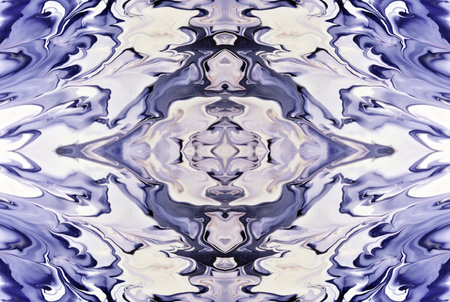 Kaleidoscopic Abstract Art with Vibrant Multicolor Patterns and Intricate Swirl Designsの写真素材