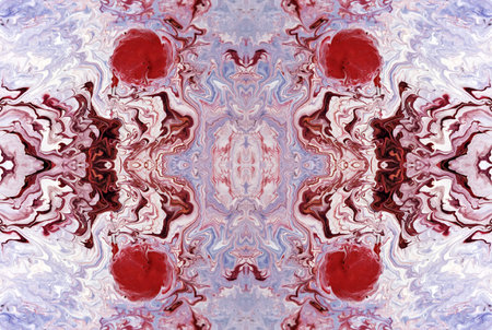 Kaleidoscopic Abstract Art with Vibrant Multicolor Patterns and Intricate Swirl Designs