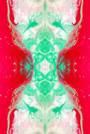 Kaleidoscopic Abstract Art with Vibrant Multicolor Patterns and Intricate Swirl Designs