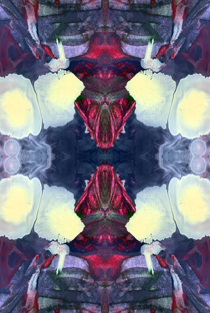 Kaleidoscopic Abstract Art with Vibrant Multicolor Patterns and Intricate Swirl Designs
