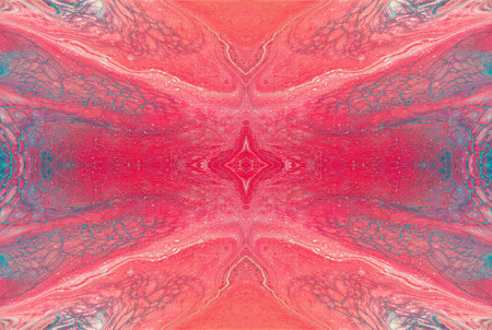 Kaleidoscopic Abstract Art with Vibrant Multicolor Patterns and Intricate Swirl Designs