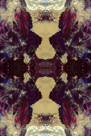 Kaleidoscopic Abstract Art with Vibrant Multicolor Patterns and Intricate Swirl Designs