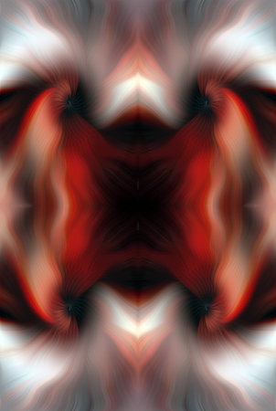 Colorful Abstract Kaleidoscope Pattern with Vibrant Gradient Hues and Symmetrical Design â€“...