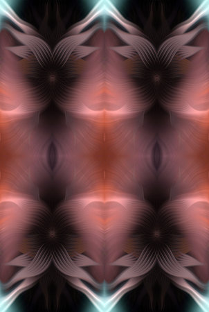 Colorful Abstract Kaleidoscope Pattern with Vibrant Gradient Hues and Symmetrical Design â€“...