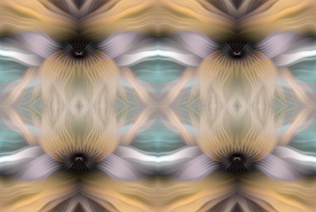 Colorful Abstract Kaleidoscope Pattern with Vibrant Gradient Hues and Symmetrical Design â€“...