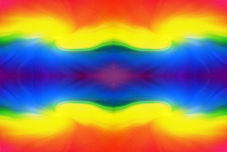 Colorful Abstract Kaleidoscope Pattern with Vibrant Gradient Hues and Symmetrical Design â€“...
