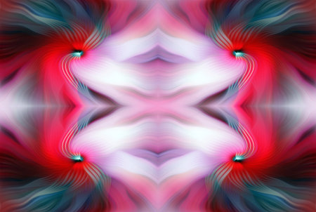 Colorful Abstract Kaleidoscope Pattern with Vibrant Gradient Hues and Symmetrical Design â€“...