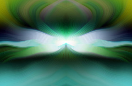 Mesmerizing Fractal Art Design with Vibrant Colors, Symmetrical Patterns, and Abstract Geometric...
