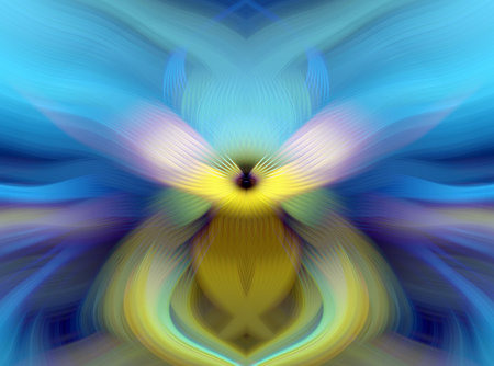 Mesmerizing Fractal Art Design with Vibrant Colors, Symmetrical Patterns, and Abstract Geometric Flow for Modern Creative Inspiration and Surreal Visual Experiencesの写真素材