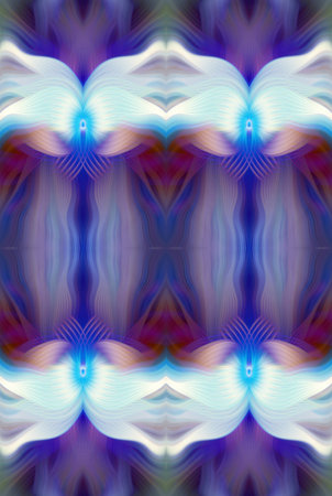 Colorful Abstract Kaleidoscope Pattern with Vibrant Gradient Hues and Symmetrical Design â€“...