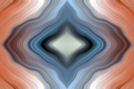 Vibrant Abstract Wavy Pattern with Colorful Gradient Texture - Modern Digital Art Background for...