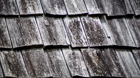 wood roofの写真素材