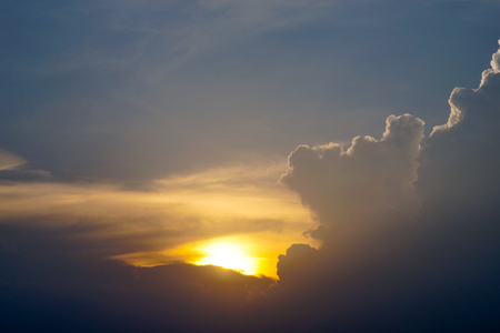 sunset skyの写真素材