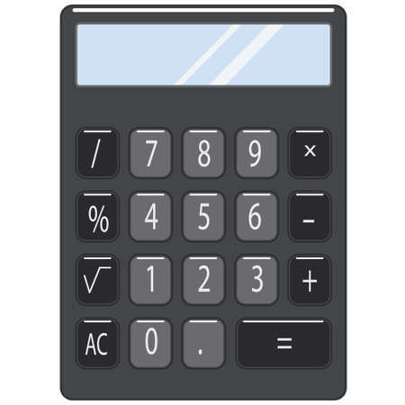Calculator. Isolated vector image on a white background. Clipartのイラスト素材