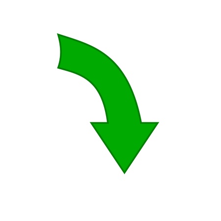 green arrowのイラスト素材