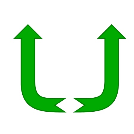 green arrowのイラスト素材