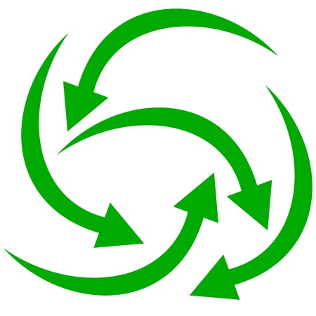 set green arrowのイラスト素材