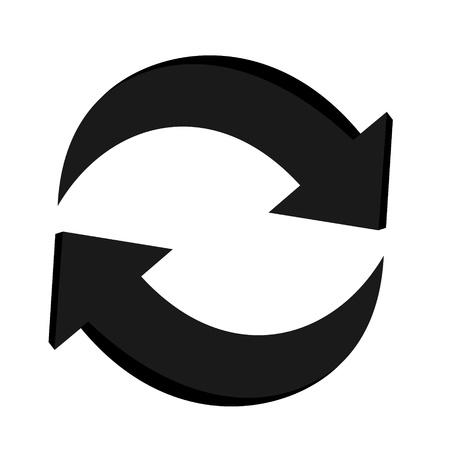3d arrow recyclingのイラスト素材