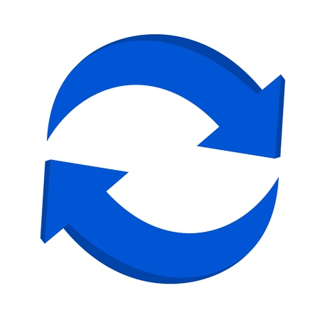 3d arrow recyclingのイラスト素材