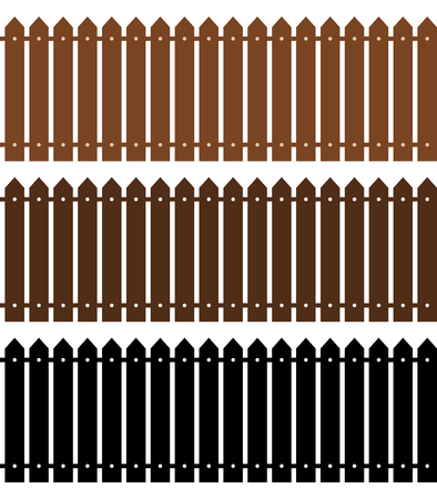 several barriers of different hueのイラスト素材
