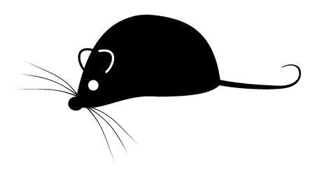 shadow of a mouseのイラスト素材