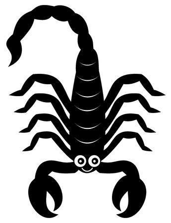 a scorpion shadowのイラスト素材