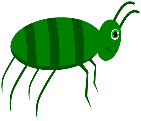 a green cockroachのイラスト素材