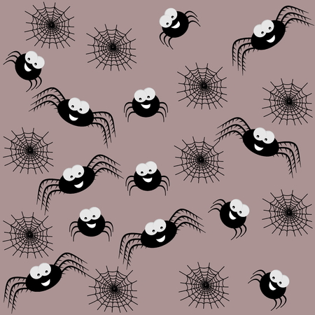gift wrap spiderのイラスト素材