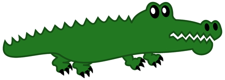 a simple crocodileのイラスト素材