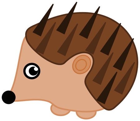 a little hedgehogのイラスト素材