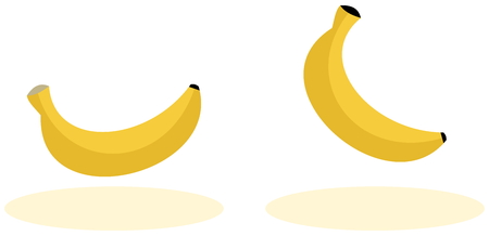 ripe bananaのイラスト素材