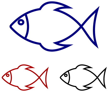 series of fishのイラスト素材
