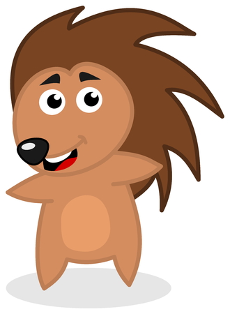 smiling hedgehogのイラスト素材